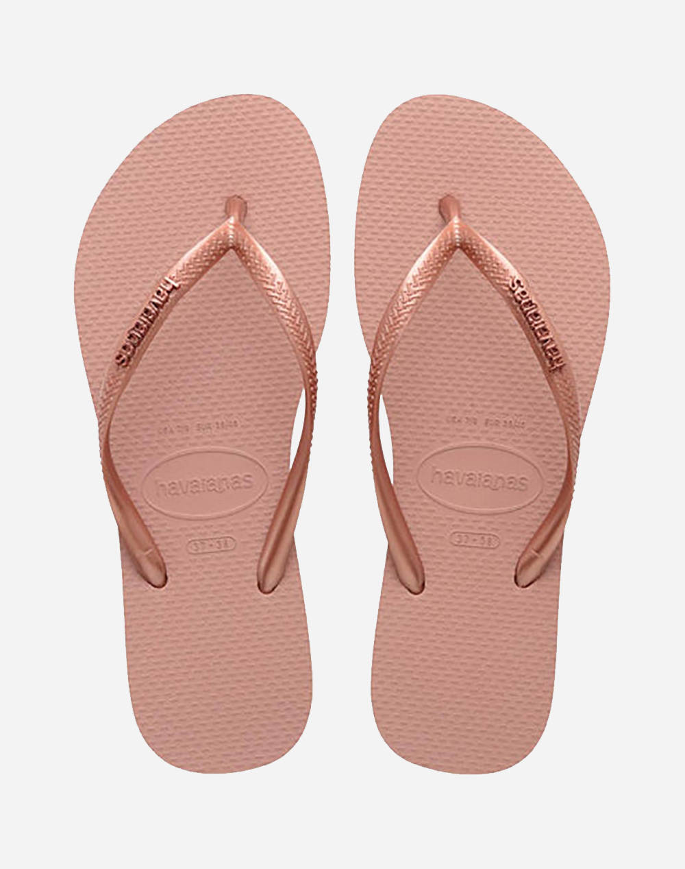 HAVAIANAS SLIM LOGO METALLIC Japonki