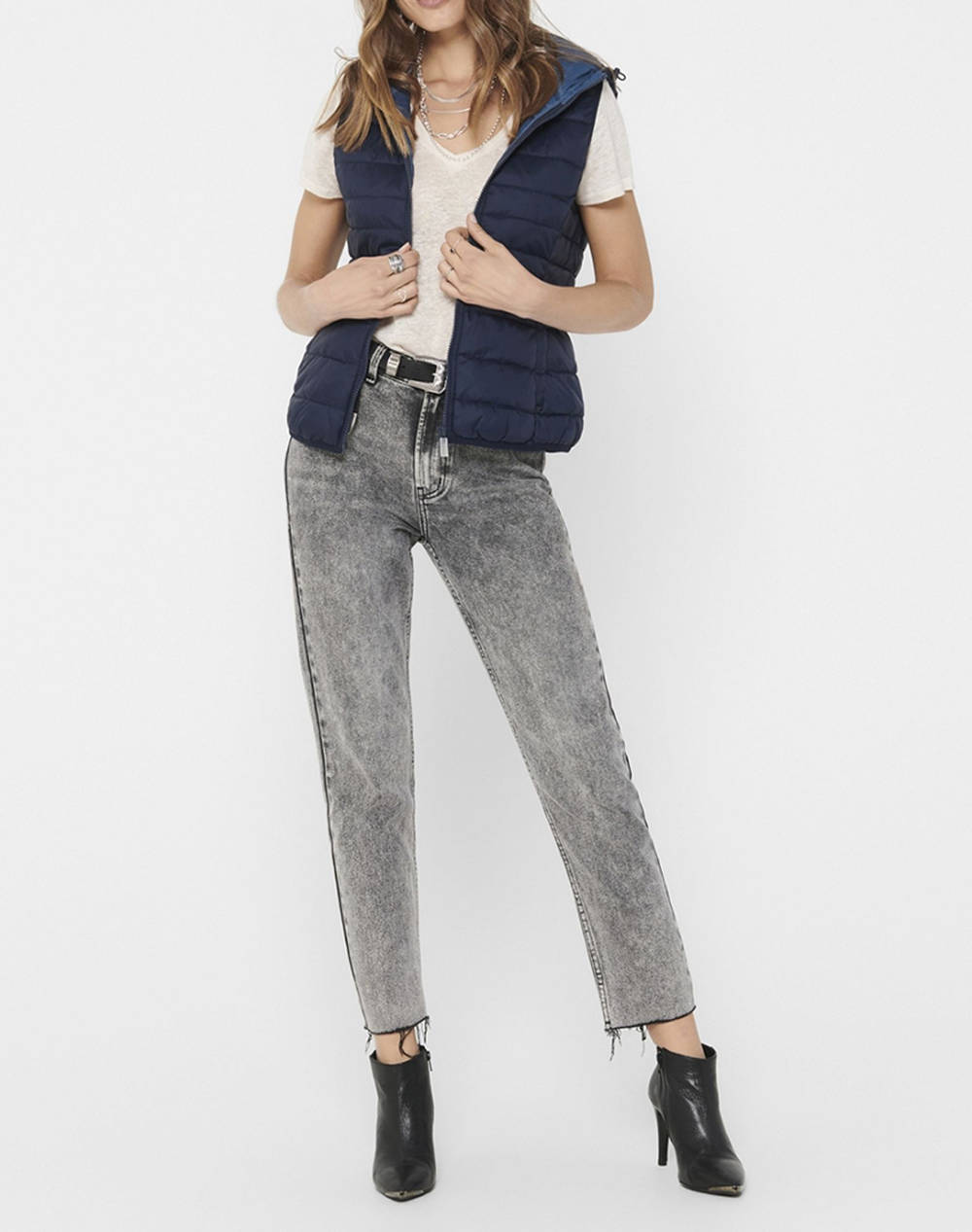 ONLY ONLNEWTAHOE HOOD WAISTCOAT OTW NOOS KURTKA