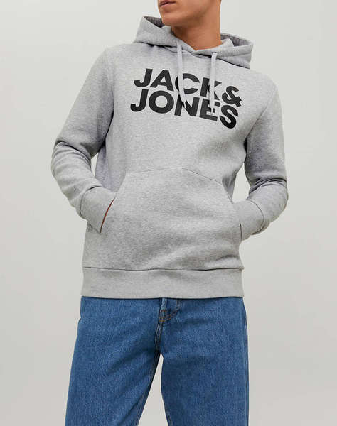 JACK&JONES BLUZA JJECORP LOGO SWEAT HOOD NOOS