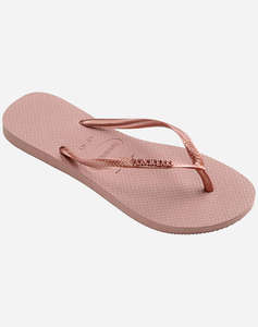 HAVAIANAS SLIM LOGO METALLIC Japonki