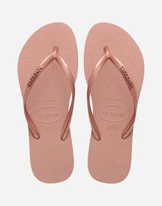 HAVAIANAS SLIM LOGO METALLIC Japonki